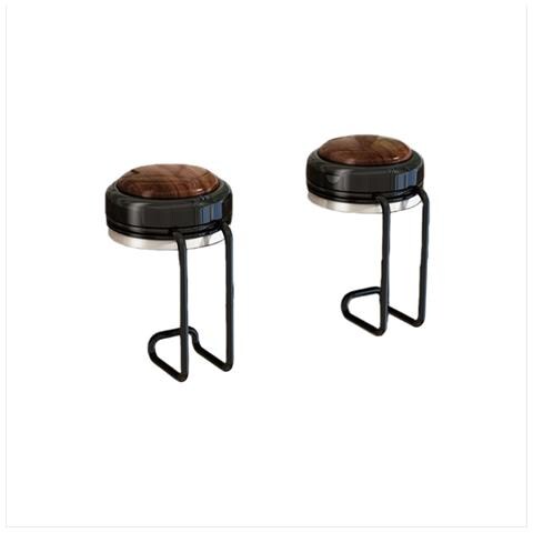 Set Di 2 Ganci Laterali Per Scrivania Senza Foratura - Porta Borse Portatile Black - Foto 1