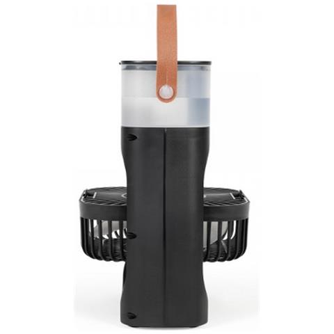 Ventilatore Da Tavolo Nebulizzatore Nero A 3 Velocità Da 10 W - Dom513n - Foto 3