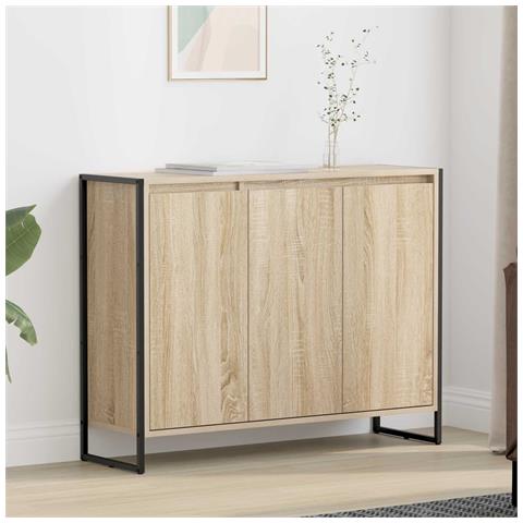 Mobile laterale Sonoma 96,5 x 30 x 75 cm Legno multistrato - Foto 2