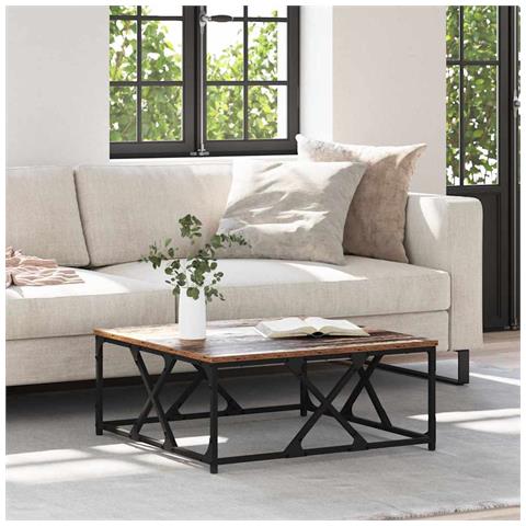 Tavolino da salotto Legno vecchio 70 x 70 x 30 cm - Foto 2