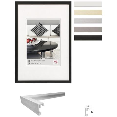 Chair Telaio In Alluminio 40x60 Nero - Foto 2