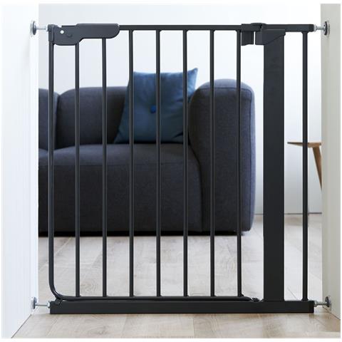 Safetots Cancelletto Per Bambini Super Stretto, 60,5cm - 66,5cm, Nero, Barriera Di Sicurezza Per Bambini, Cancelletto Per Bambini Per Scale - Foto 4