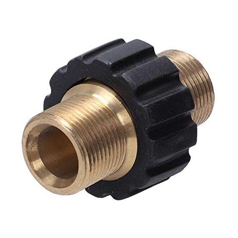 Adattatore Per Tubo Alta Pressione - Ottone Anticorrosione, Filettatura 2x M22 | Compatibile Con Idropulitrici Kärcher - Foto 2