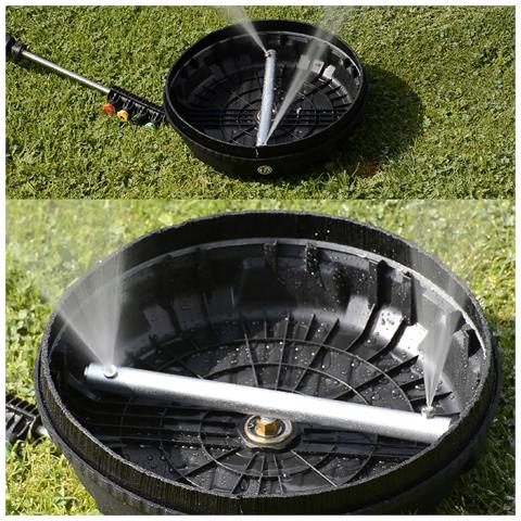 Spazzola Professionale T-racer 15"" Con Attacco Rapido 1/4"" - Alta Pressione, 160 Bar, 450-650l /h | Pulizia Pavimentazioni E Superfici Esterne - Foto 2