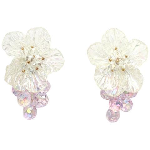 Orecchini Pendenti a Fiore Eterei Collezione Diva - Foto 5