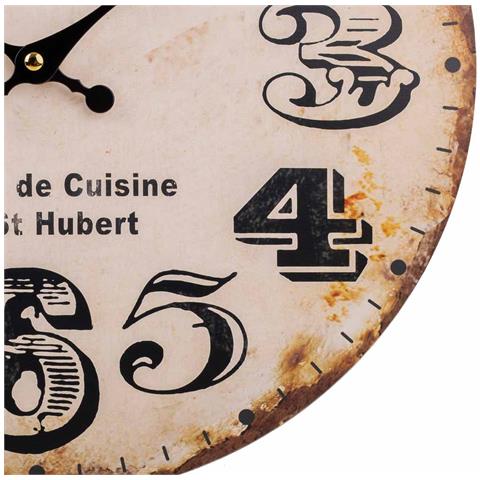 Orologio Da Parete In Legno Marrone D34x2h - Foto 8