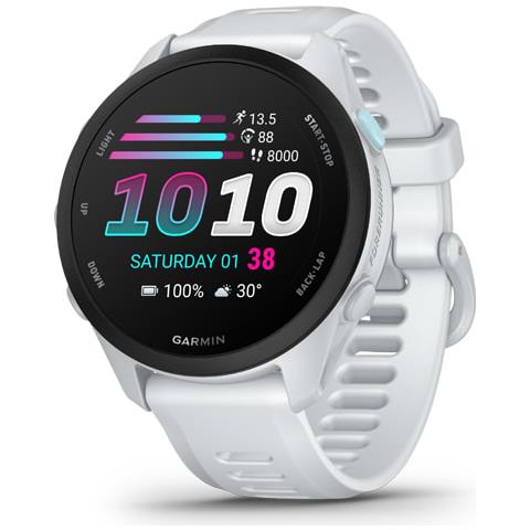 Forerunner 70 3,05 cm (1.2") AMOLED 30 mm Digitale 390 x 390 Pixel Touch screen Bianco GPS (satellitare) - Foto 1