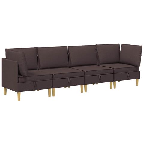 Set di divani modulari con spazio di archiviazione 4 pcs - Foto 1