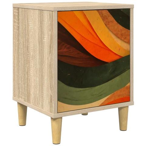 Armadio da Notte BONN Rovere Sonoma 36 x 33 x 50 cm - Foto 1