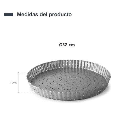 68786 - Stampi da forno, stampo per torte, stampo scanalato, perforato, - Foto 3