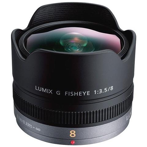 Fisheye 8 mm F / 3.5 Attacco Micro Quattro Terzi - Foto 4