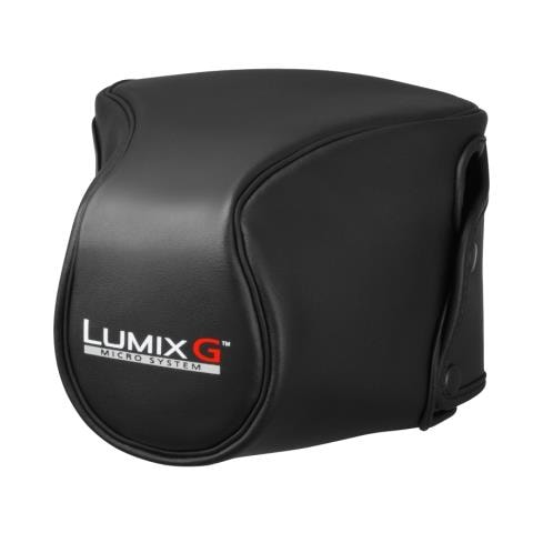 Custodia Morbida per Fotocamere CGK12E-K in Pelle Nero DMW-CGK12E-K  - Foto 1