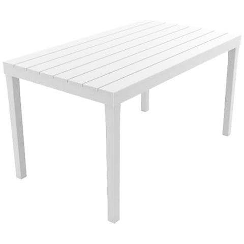 Tavolo sumatra bianco 138x80x72 cm - Foto 2