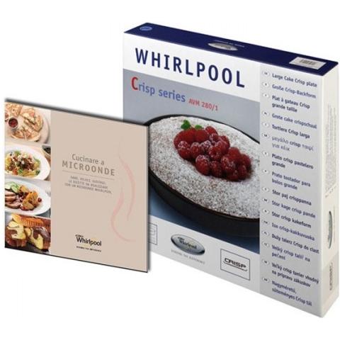 PIATTO CRISP WHIRLPOOL BASE 30,5 Cm RICETTARIO MICROONDE