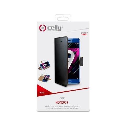 Custodia Wally in Similpelle per Honor 9 - Colore Nero - Foto 4