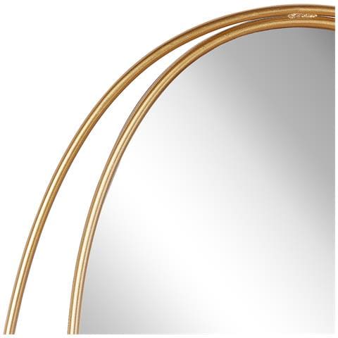 Specchio Da Parete Di Forma Ovale In Color Oro 90x55 Besson - Foto 17
