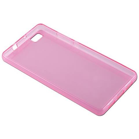 Custodia Compatibile Con Huawei P8 Lite 2015 In Rosa Transparente - Coperchio Protettivo In Silicone Tpu Flessibile - Foto 2