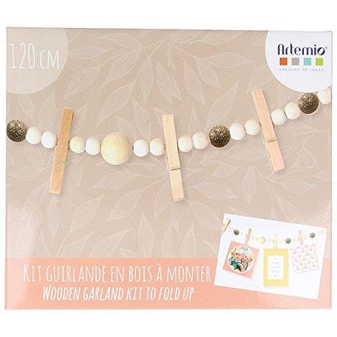 Scatola Fai Da Te Decorazioni Di Natale - Ghirlanda Di Legno Ricordi - Foto 2