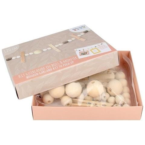 Scatola Fai Da Te Decorazioni Di Natale - Ghirlanda Di Legno Ricordi - Foto 4