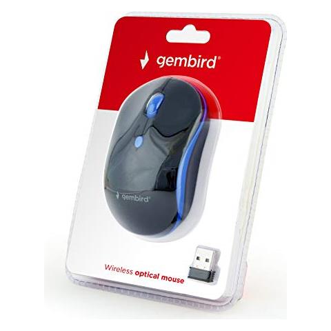 Mouse ottico wireless Nero / Blu  - Foto 2