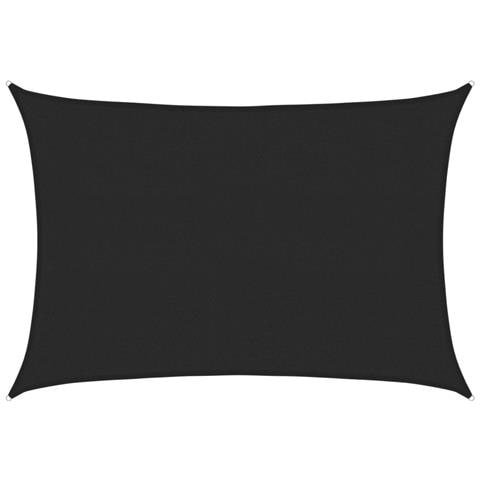 Vela Parasole 160 g / m² Nera 3x4,5 m in HDPE - Foto 2