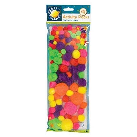 Pompoms Neon Confezione Da 100 Multi-color - Foto 1