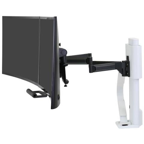 Trace Dual Monitors Panel Clamp Bright White - Foto 1