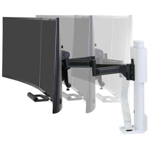 Trace Dual Monitors Panel Clamp Bright White - Foto 3