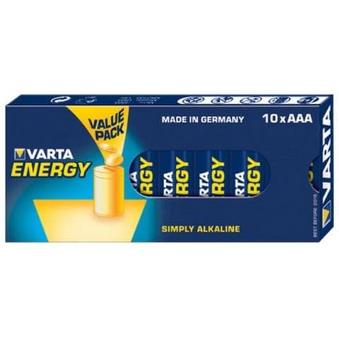 10x AAA 4103, Alcalino, Cilindrico, 1,5V, 4,45 cm, 1,05 cm, 11g - Foto 1