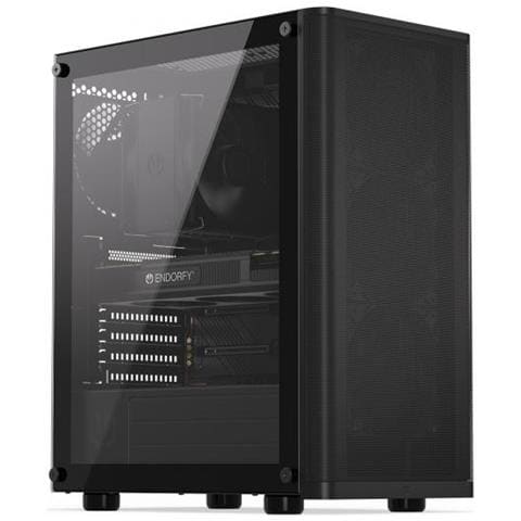 Case Ventum 200 Air Tower ATX / micro ATX / Micro-ATX 2 Porte USB Colore Nero (Finestrato) - Foto 1