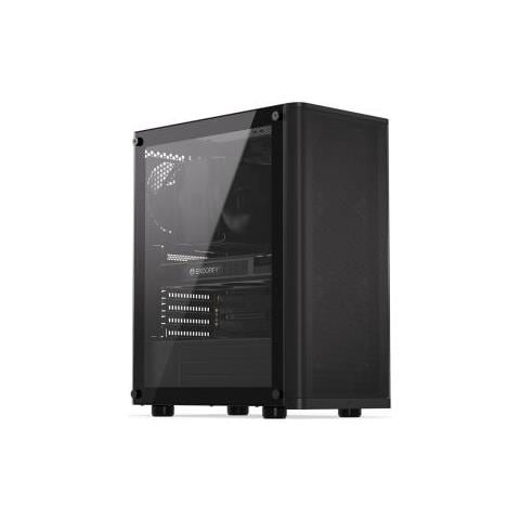Case Ventum 200 Air Tower ATX / micro ATX / Micro-ATX 2 Porte USB Colore Nero (Finestrato) - Foto 2