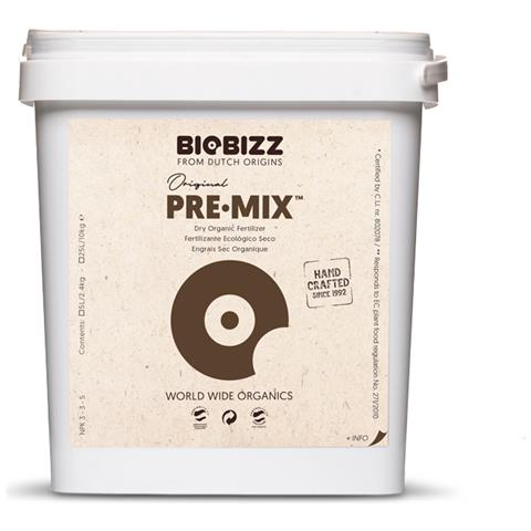 Pre·mix™ Crescita E Fioritura Ottimale E Assicurata Massima Resistenza Alle Malattie Qualità Di Fertilizzanti Biologici, Farine Di Roccia, Oligoelementi E Funghi Nelle Giuste Quantità In Polvere 5lt - Foto 1