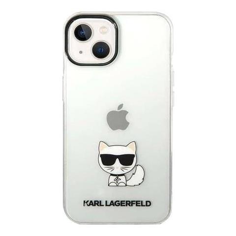 Hard Cover Choupette Body Logo Transparent, Fr Apple Iphone 14 Plus, Klhcp14mcttr (klhcp14mcttr) - Foto 1