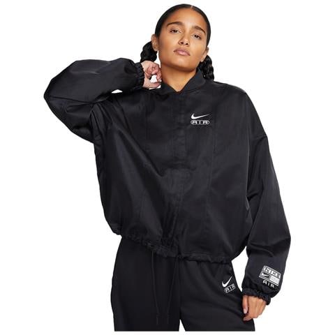 Air Oversized Woven Bomber Jacket Fn1908-010, Donne, Nero, S - Foto 1