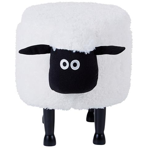 Pouf Animaletto Contenitore Sheep Tessuto Bianco Pecora - Foto 6