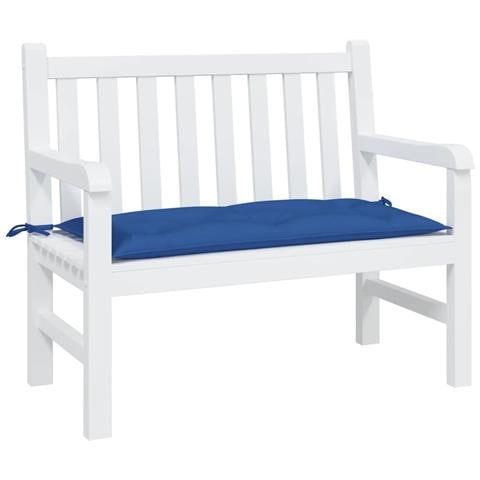 Cuscino Per Panca Blu 100x50x7 Cm In Tessuto Oxford - Foto 1