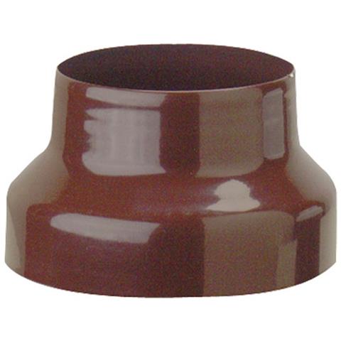 Riduzione Tubi Smaltati Per Stufe In Acciaio Porcellanato - 13/12 Maroon - Foto 1