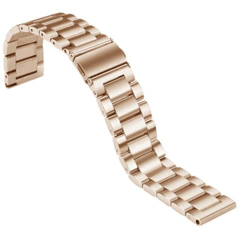 Cinturino Compatibile Con Huawei Watch Gt In Acciaio Inossidabile Oro - Foto 1