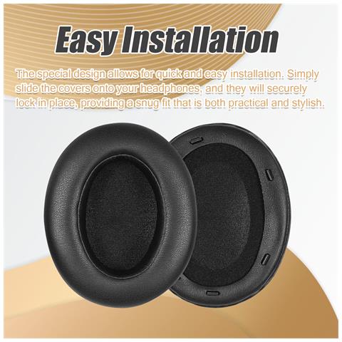 Cuscinetti Auricolari Per Sony Wh-xb910n Black - Foto 5