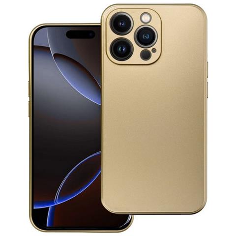 Custodia Tpu Silicone Cover Case Per Apple Iphone 16 Pro Max Gold - Foto 1