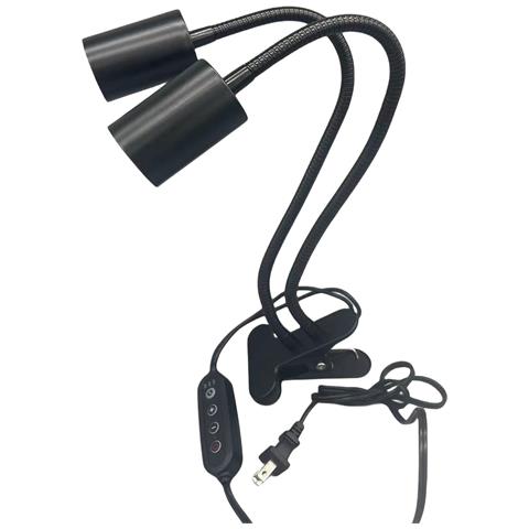 Lampada Riscaldante Doppia Per Terrario/lampada Uva Per Rettili - Foto 2