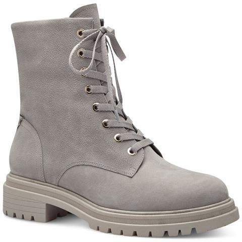 Taupe Casual Closed Booties Stivaletti Pelle Scarpe Donna Beige Eu 37, 1-26222-41 341 - Foto 1