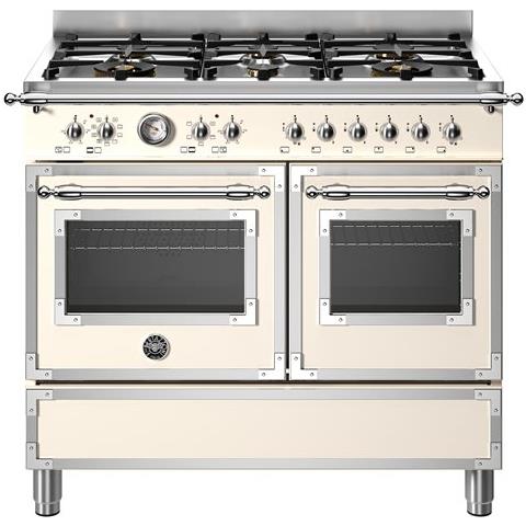 HER106L2ENET cucina A Elettrico Gas Nero, Acciaio inox - Foto 1