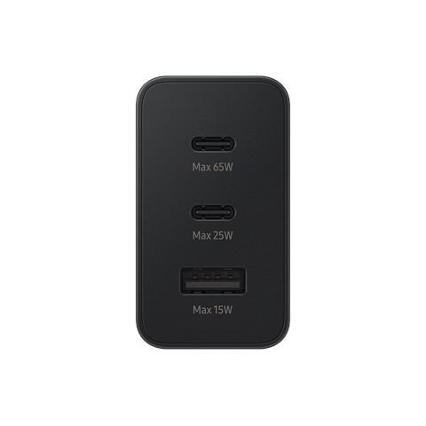 65W Trio Universal Power Adapter Universale Nero USB Ricarica rapida Interno - Foto 2