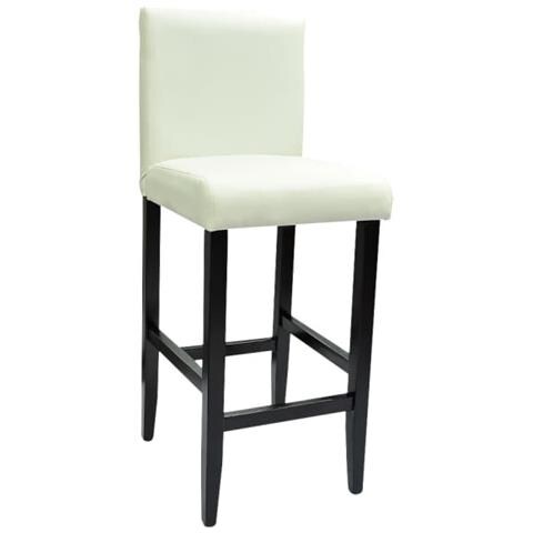 Sgabelli Da Bar 2 Pz Bianchi In Similpelle - Foto 2