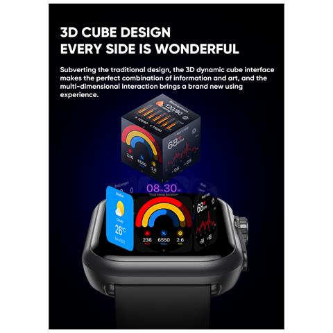 Smartwatch G20: Il Tuo Compagno Di Salute E Fitness Black - Foto 2