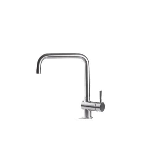 Miscelatore Per Lavello Da Cucina Acciaio Inox Vema Tiber Steel Kitchen V19020 Satinato - Foto 1