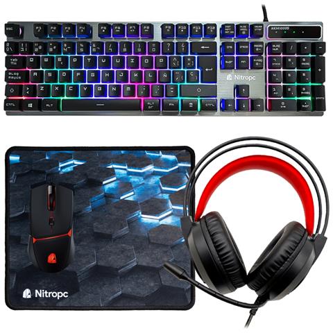 Pc Gaming Nitropc Pack Gold Bianco - I5-12400f, Rtx 3050 8 Gb, 16 Gb Ddr4, 1 Tb M2, Win11, Monitor 24"" Fhd 120hz Ips E Accessori Gaming Completi - Pronto Per Giocare - Foto 6