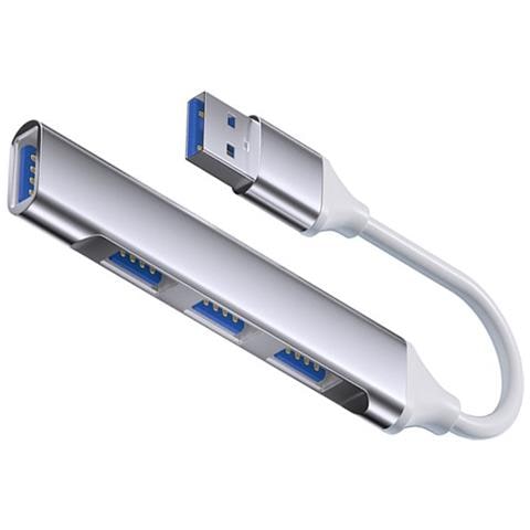 Adattatore Usb-c A 4 Porte: Espandi La Connettività Con Usb 2.0 E 3.0 Grey - Foto 1