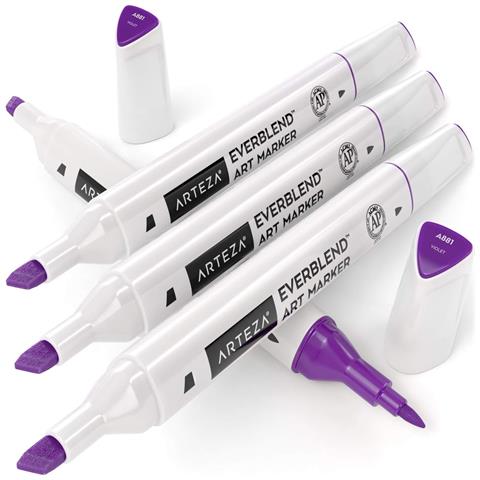 Set Di Pennarelli Arteza Everblend A881 Color Viola - Crea Con Passione - Foto 2